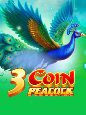 3 Monedas del Pavo Real Dorado